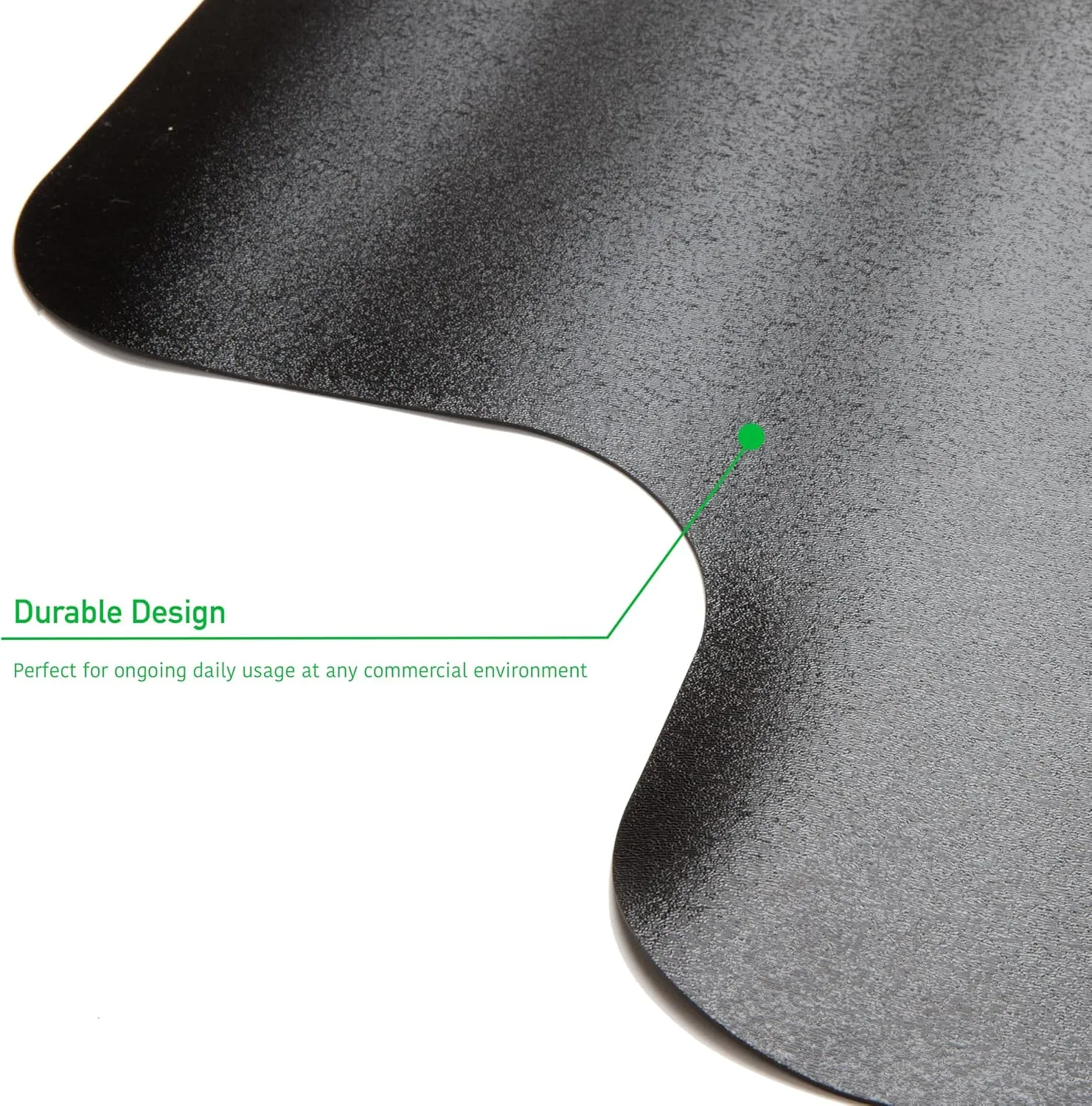 MIND READER Office Chair Mat for Hardwood Floors Under Desk Floor Protector PVC