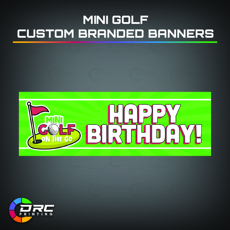 Mini Golf Branded Banner Mini Golf Branded Banner