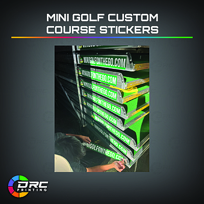 Mini Golf Custom Course Stickers