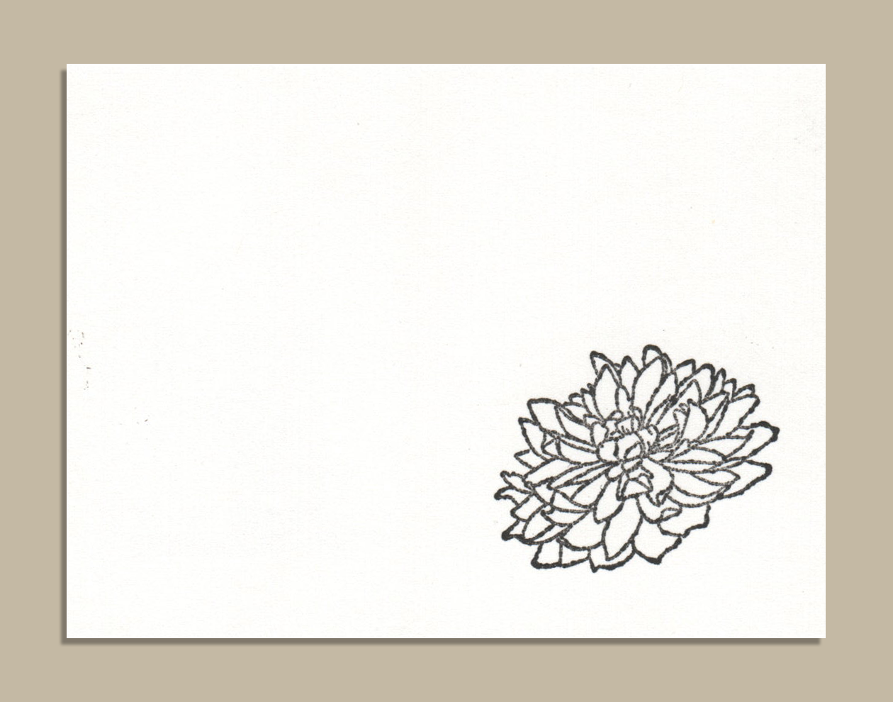 Mini Stamp Card Flower2 Mini Stamp Card Flower2