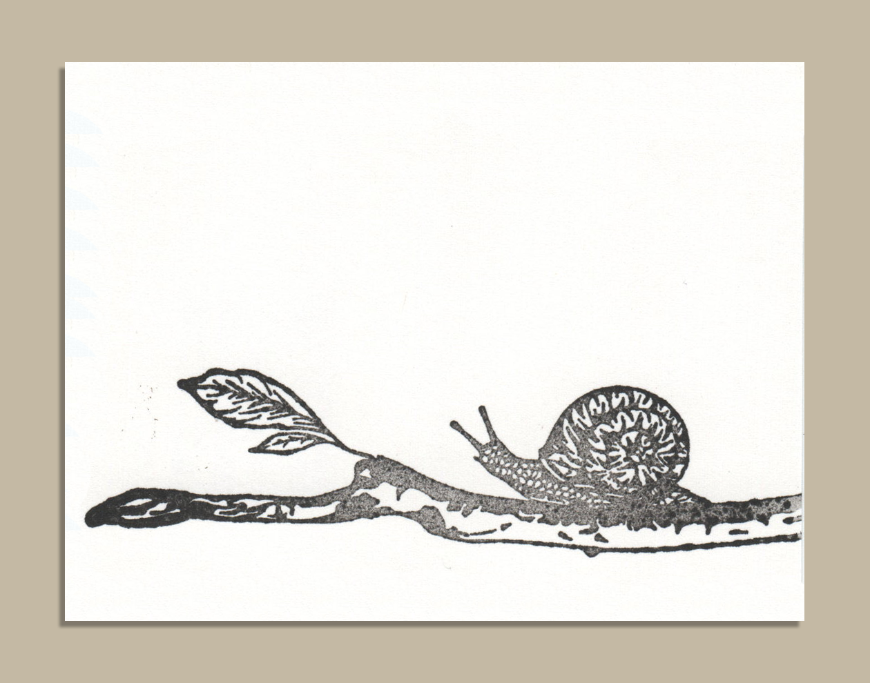 Mini Stamp Card Snail3 Mini Stamp Card Snail3