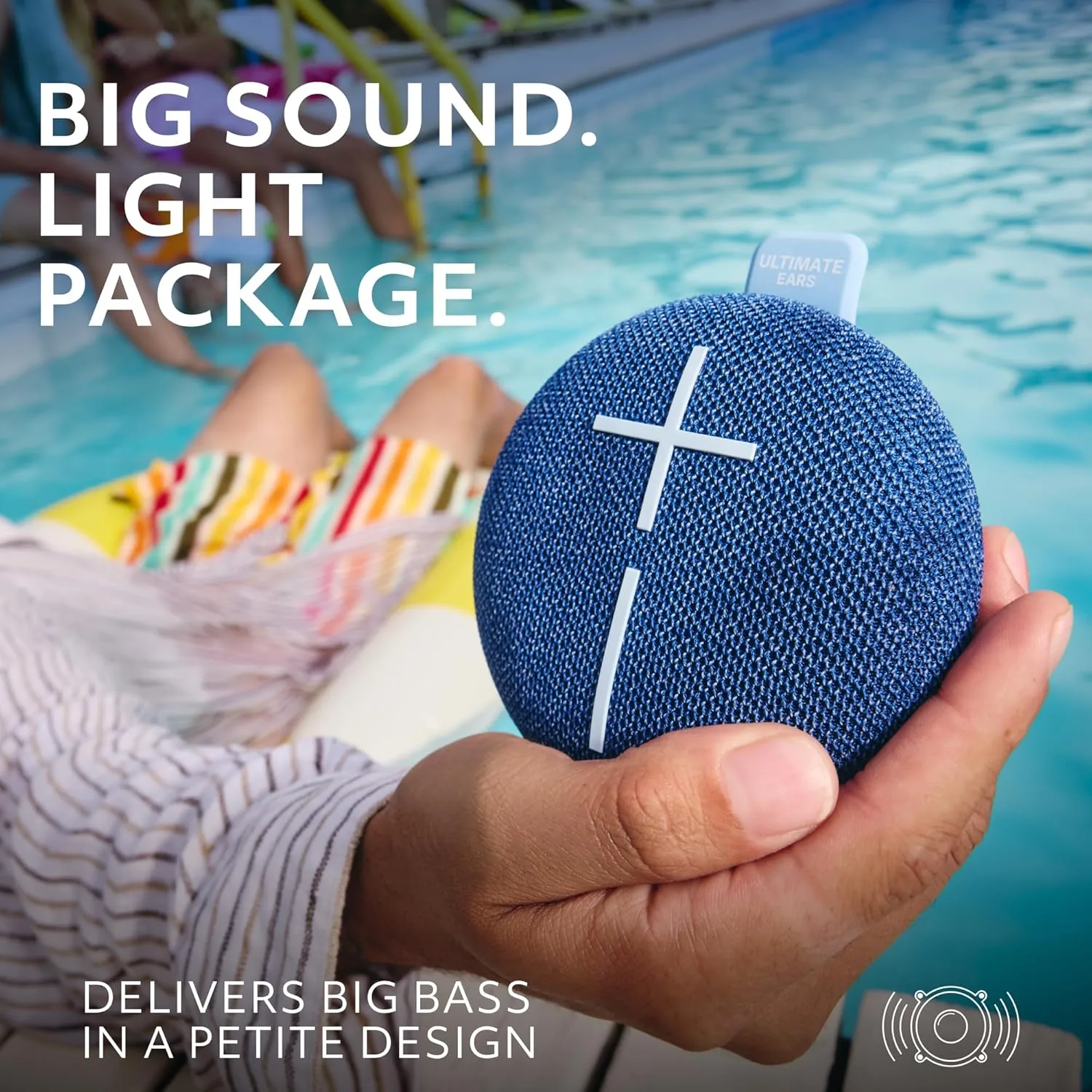ULTIMATE EARS MINIROLL Ultra-Portable Waterproof Bluetooth Speaker