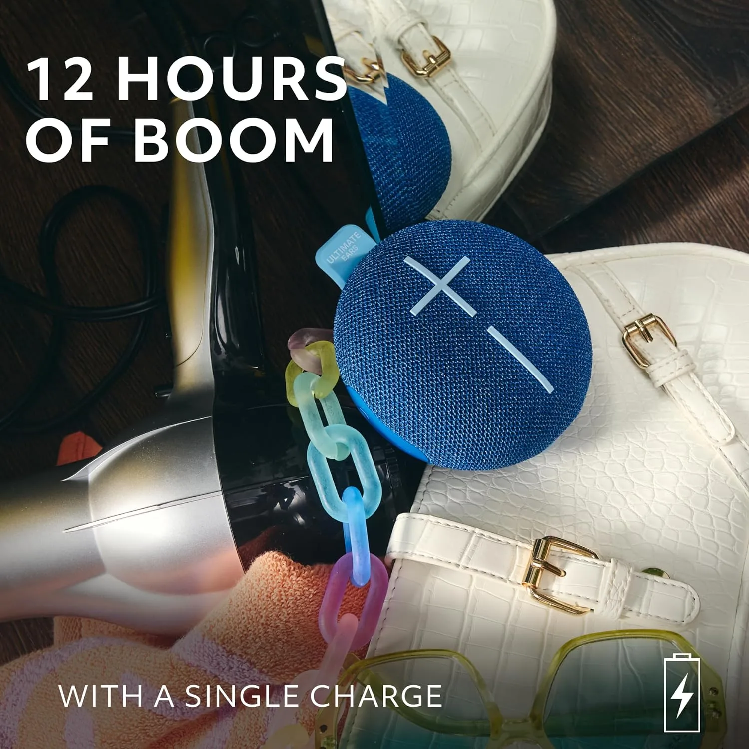 ULTIMATE EARS MINIROLL Ultra-Portable Waterproof Bluetooth Speaker