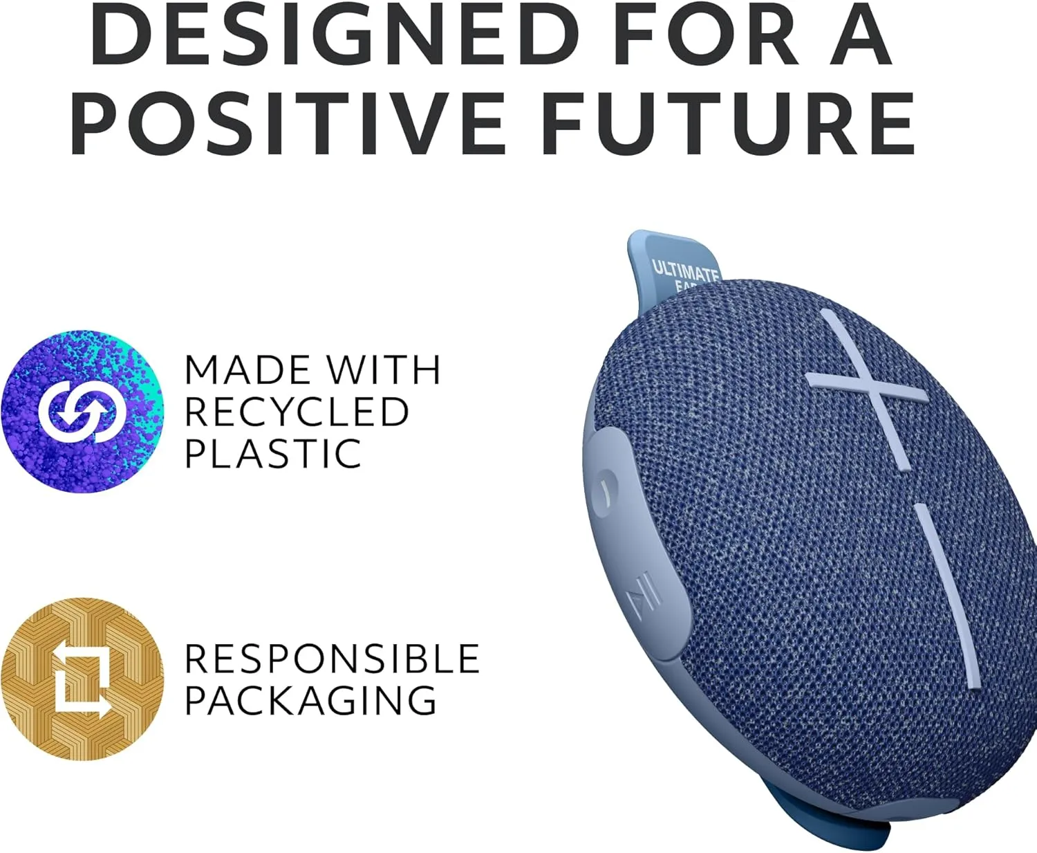 ULTIMATE EARS MINIROLL Ultra-Portable Waterproof Bluetooth Speaker