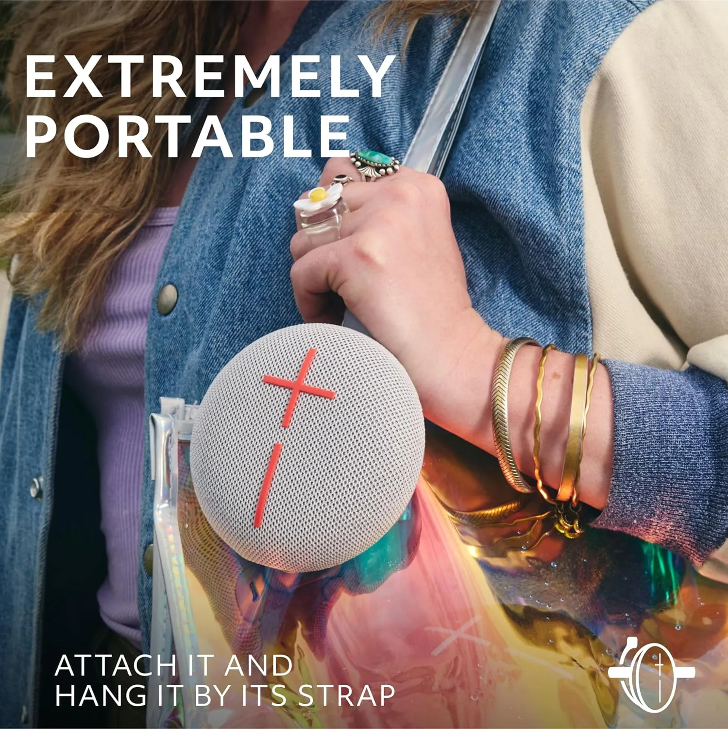 ULTIMATE EARS MINIROLL Ultra-Portable Waterproof Bluetooth Speaker