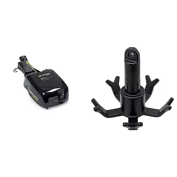 Minn Kota Deckhand DH 40 Pontoon Anchor Winch with 25 lb Gripper Anchor