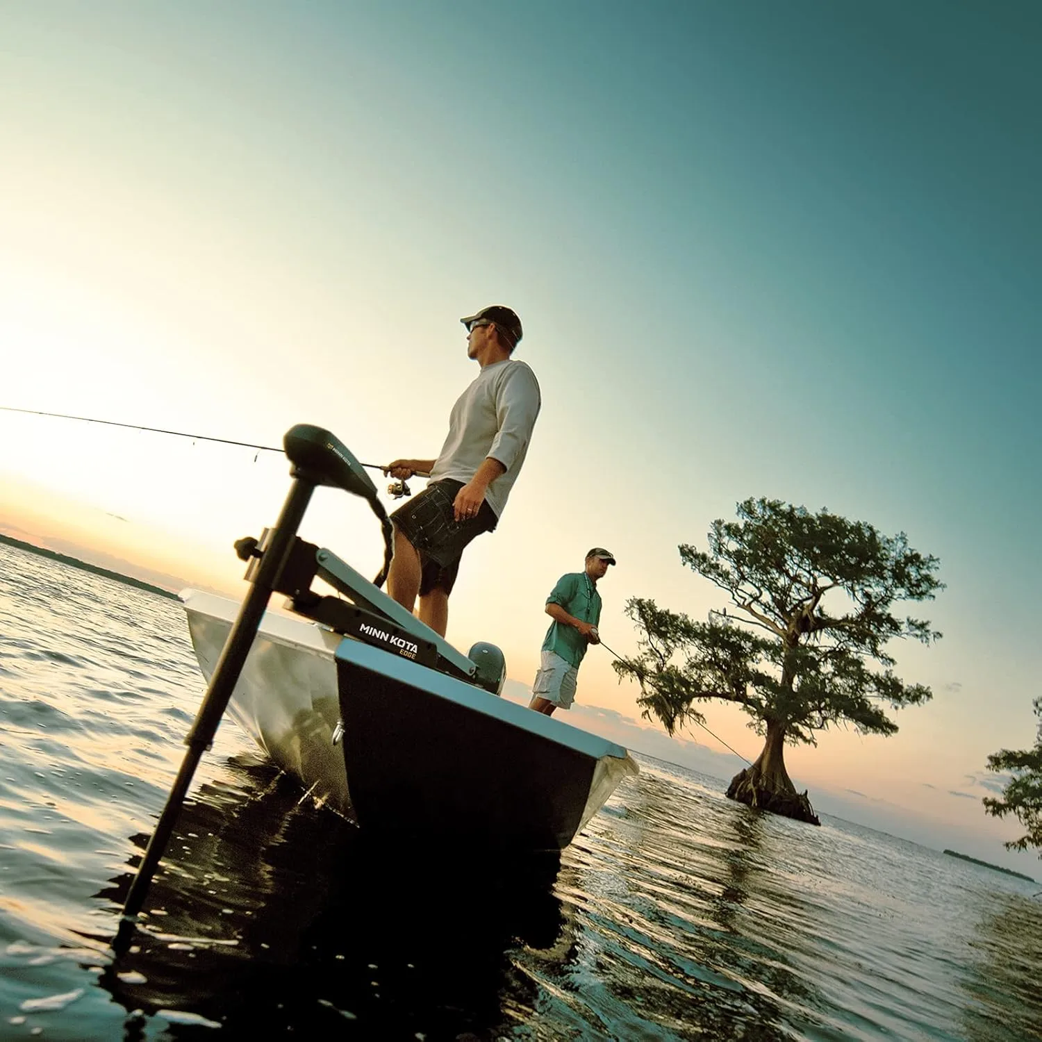 Minn Kota Edge Bow-Mount Electric Trolling Motor with Foot Pedal Control, 55 Lb. Thrust, 45 In. Shaft, Freshwater