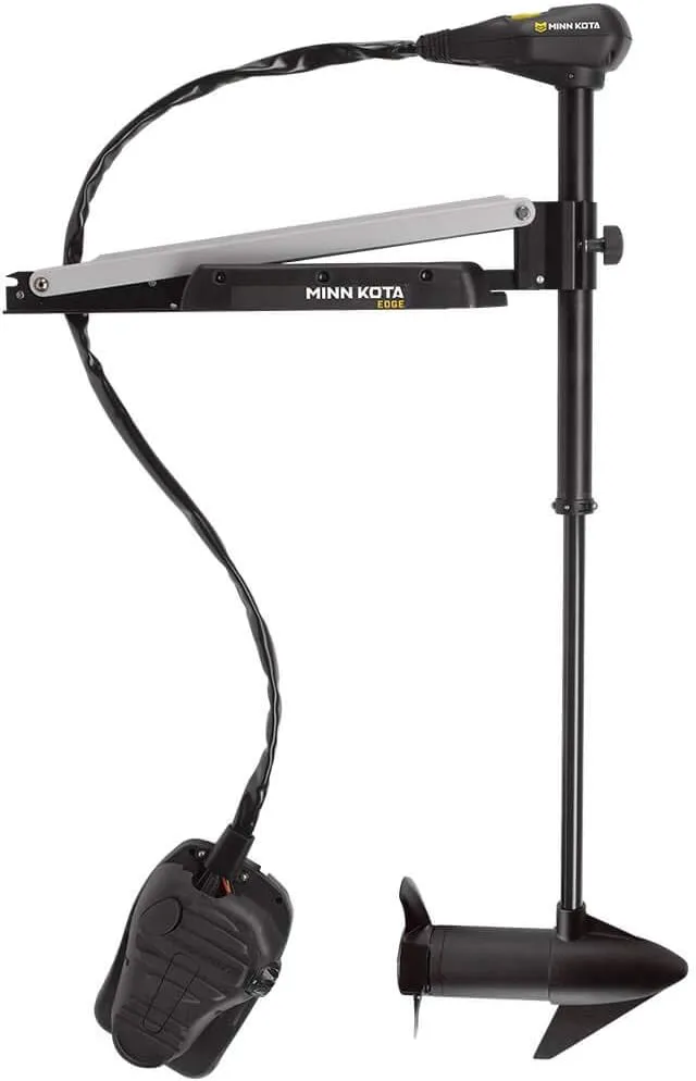 Minn Kota Edge Bow-Mount Electric Trolling Motor with Foot Pedal Control, 55 Lb. Thrust, 45 In. Shaft, Freshwater