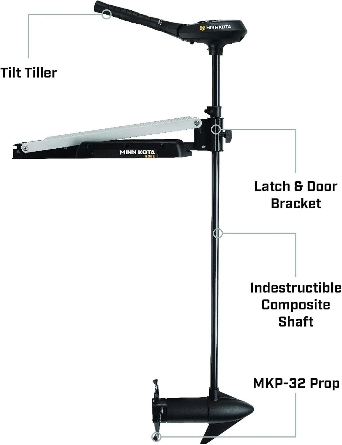 MINN KOTA Edge Bow-Mount Electric Trolling Motor with Hand/Tiller Control