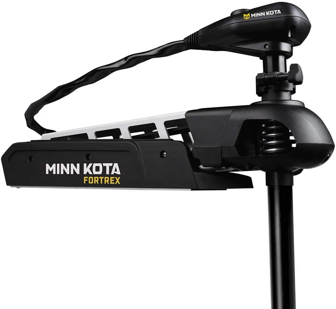 Minn Kota Fortrex Bow-Mount Electric Trolling Motor with Dual Spectrum Chirp Sonar, 80 Lb. Thrust, 52 in. Shaft, Freshwater