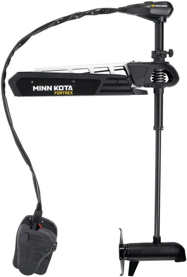 Minn Kota Fortrex Bow-Mount Electric Trolling Motor with Dual Spectrum Chirp Sonar, 80 Lb. Thrust, 52 in. Shaft, Freshwater