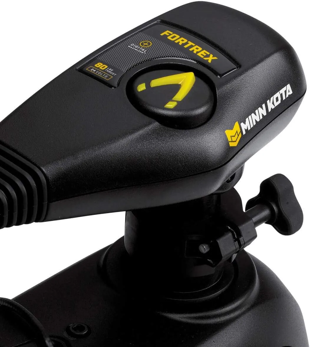 Minn Kota Fortrex Bow-Mount Electric Trolling Motor with Dual Spectrum Chirp Sonar, 80 Lb. Thrust, 52 in. Shaft, Freshwater