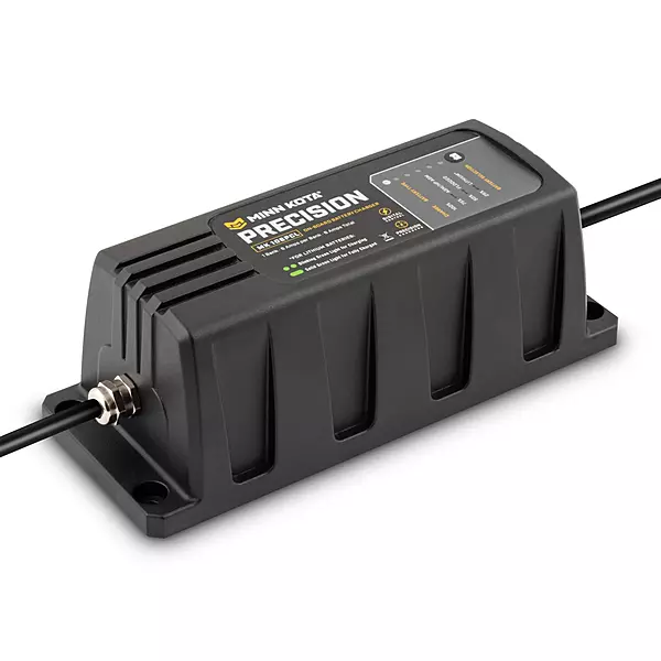 Minn Kota Precision MK-106PCL On-Board Battery Charger with 1 Charging Bank, 6 Amps