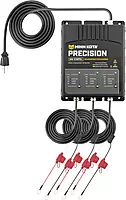 Minn Kota Precision MK-318PCL On-Board Battery Charger with 3 Charging Banks, 6 Amps per Bank