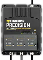 Minn Kota Precision MK-318PCL On-Board Battery Charger with 3 Charging Banks, 6 Amps per Bank