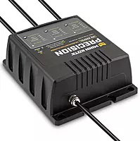 Minn Kota Precision MK-330PCL On-Board Battery Charger with 3 Charging Banks, 10 Amps per Bank One Size Chargers