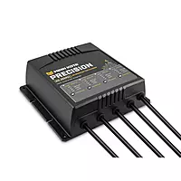 Minn Kota Precision MK 460PCL On-Board Battery Charger with 4 Charging Banks, 15 Amps per Bank