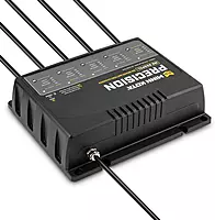 Minn Kota Precision MK-550PCL On-Board Battery Charger with 5 Charging Banks, 10 Amps per Bank