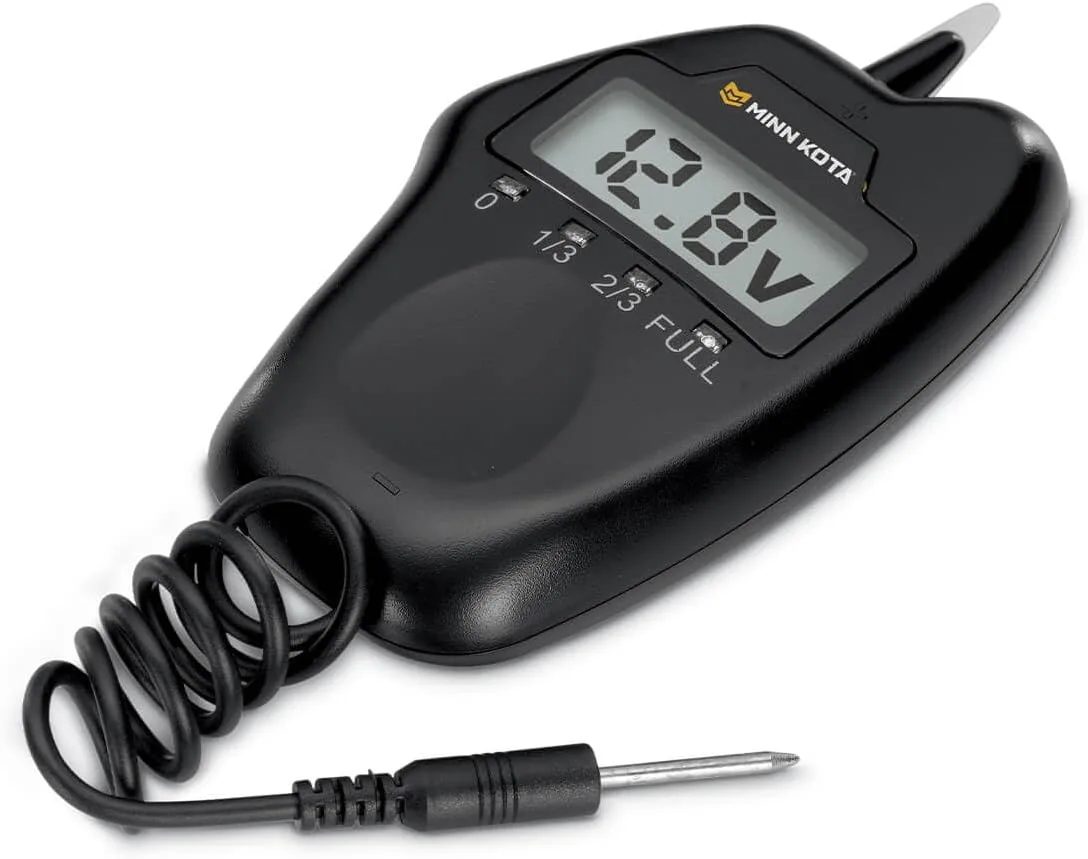 Minn Kota 1820087 MK-BM-1D Digital Battery Meter , Black