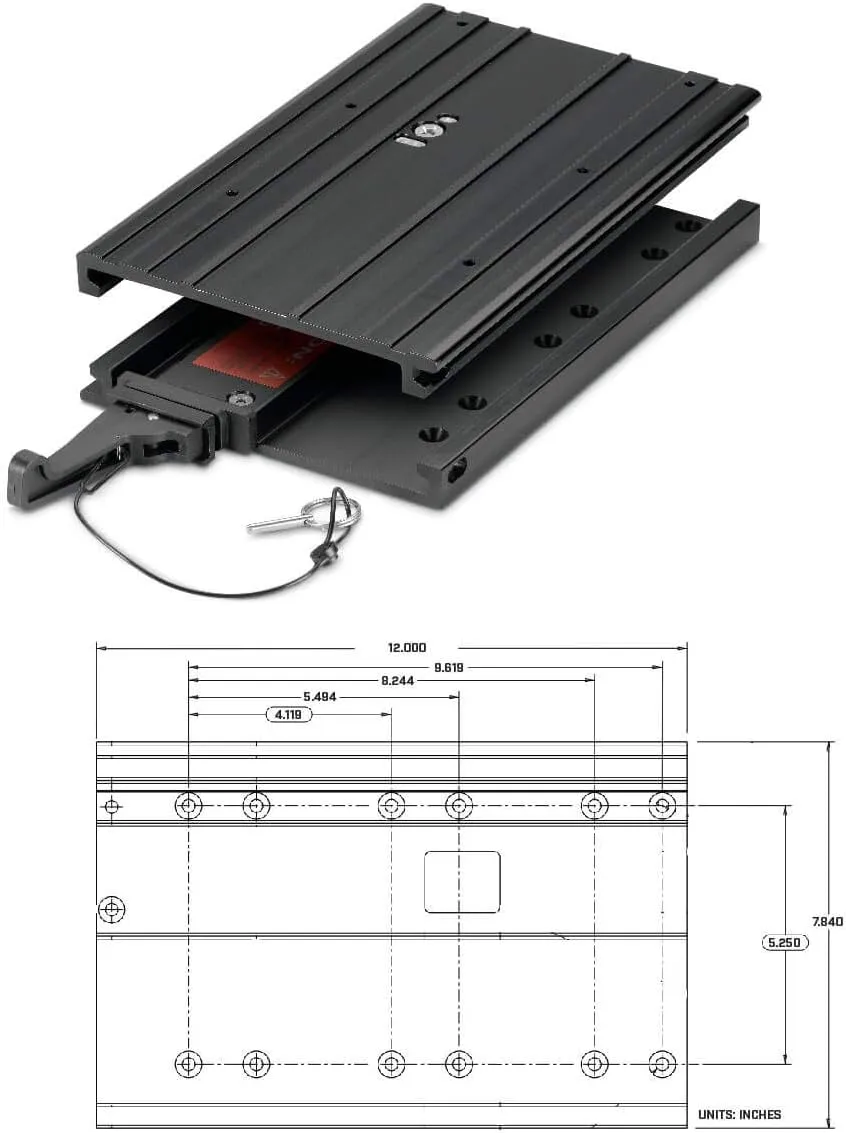 Minn Kota MKA-32 Electric Steer Quick Release Bracket w/Cover