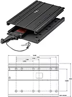 Minn Kota MKA-32 Electric Steer Quick Release Bracket w/Cover