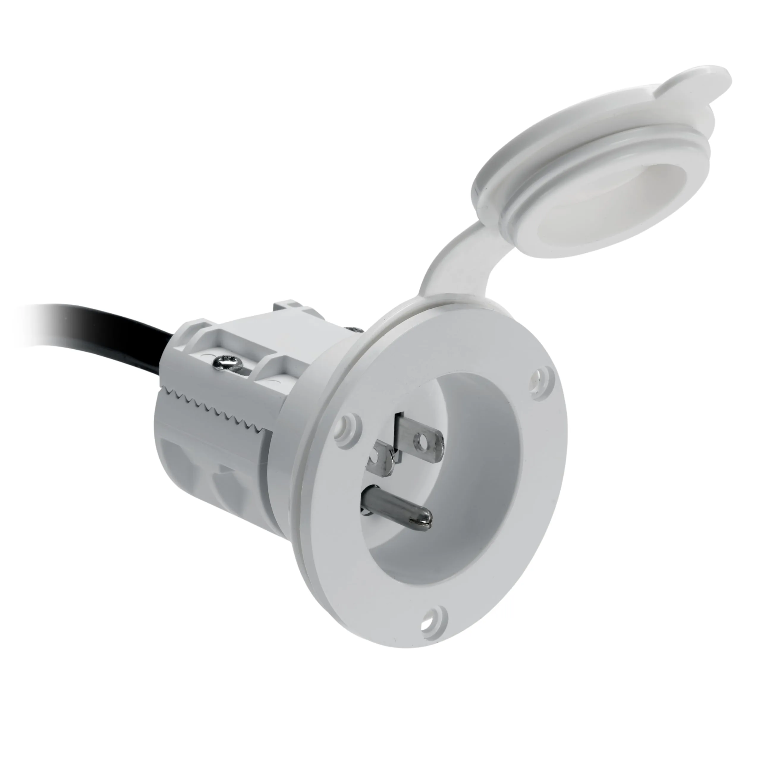 Minn Kota MKR-23 AC Power Port - White (Saltwater)