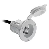 Minn Kota MKR-23 AC Power Port - White (Saltwater)