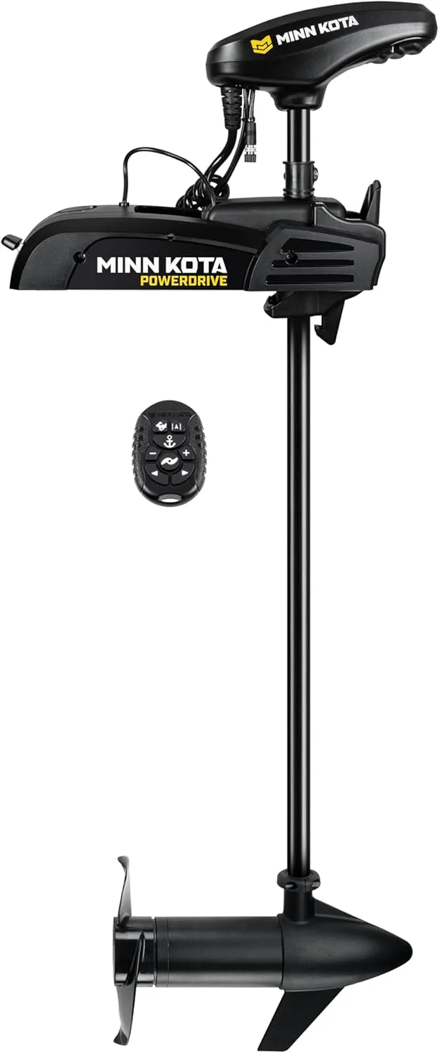 Minn Kota PowerDrive Bow-Mount Electric Trolling Motor with GPS, 70 Lb. Thrust, 54 in. Shaft, Freshwater