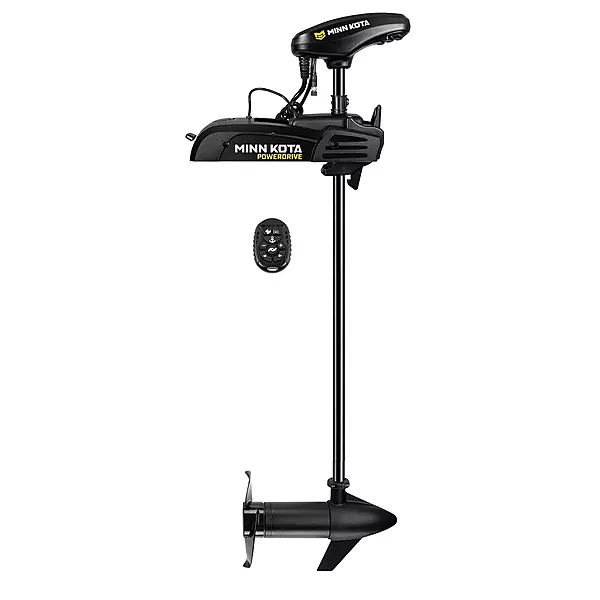 Minn Kota PowerDrive Bow-Mount Electric Trolling Motor with GPS, Dual Spectrum Chirp Sonar, 70 Lb. Thrust, 60 in. Shaft, Freshwater