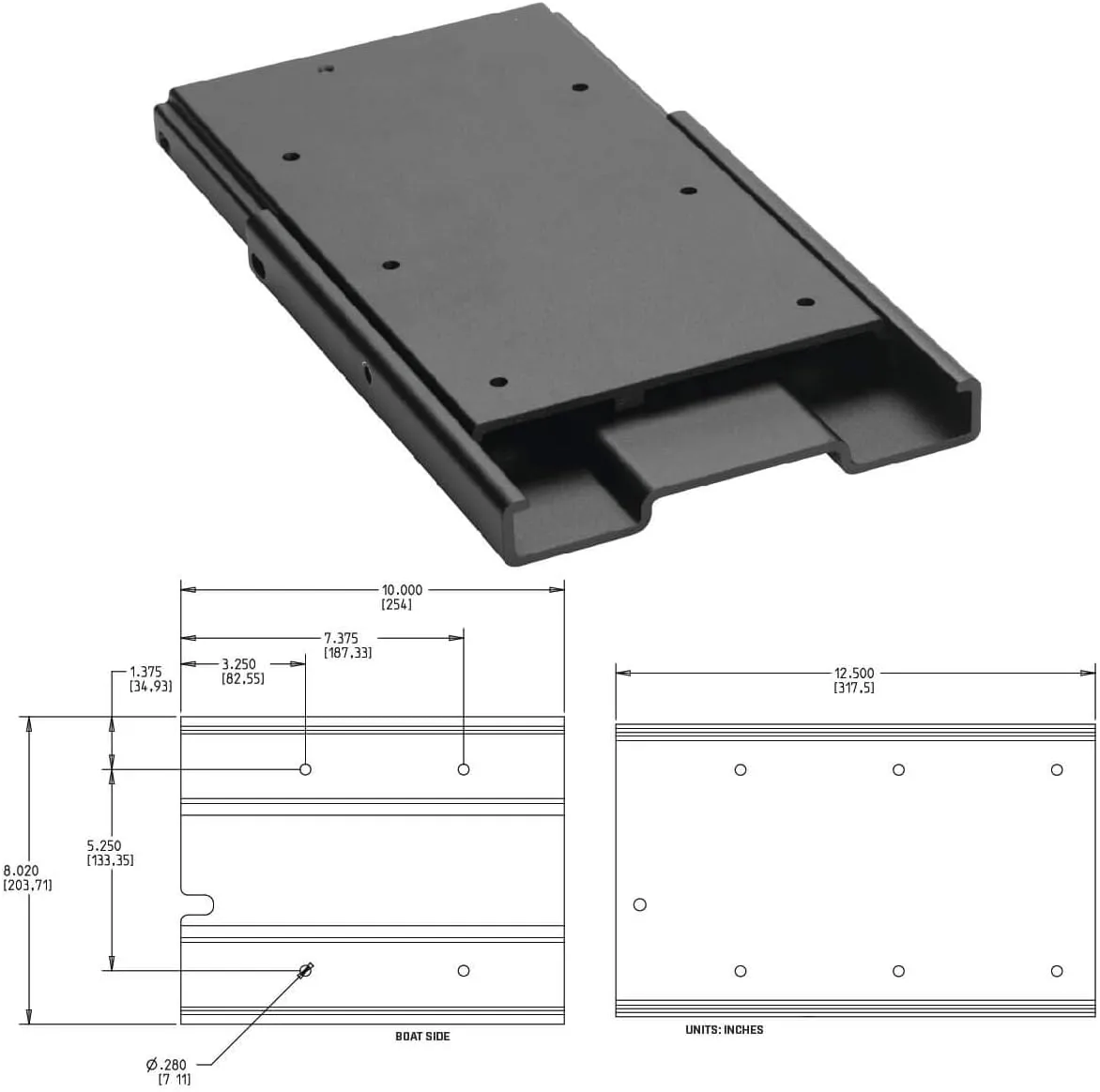 Minn Kota Quick Release Bracket MKA-16-03