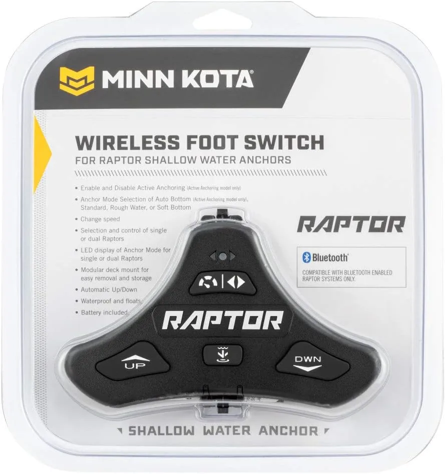 Minn Kota 1810258 Raptor Wireless Footswitch - Bluetooth