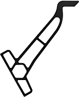 Minn Kota Raptor Jack Plate Adapter Bracket - Starboard, 5" Setback, 4" Rise, Black