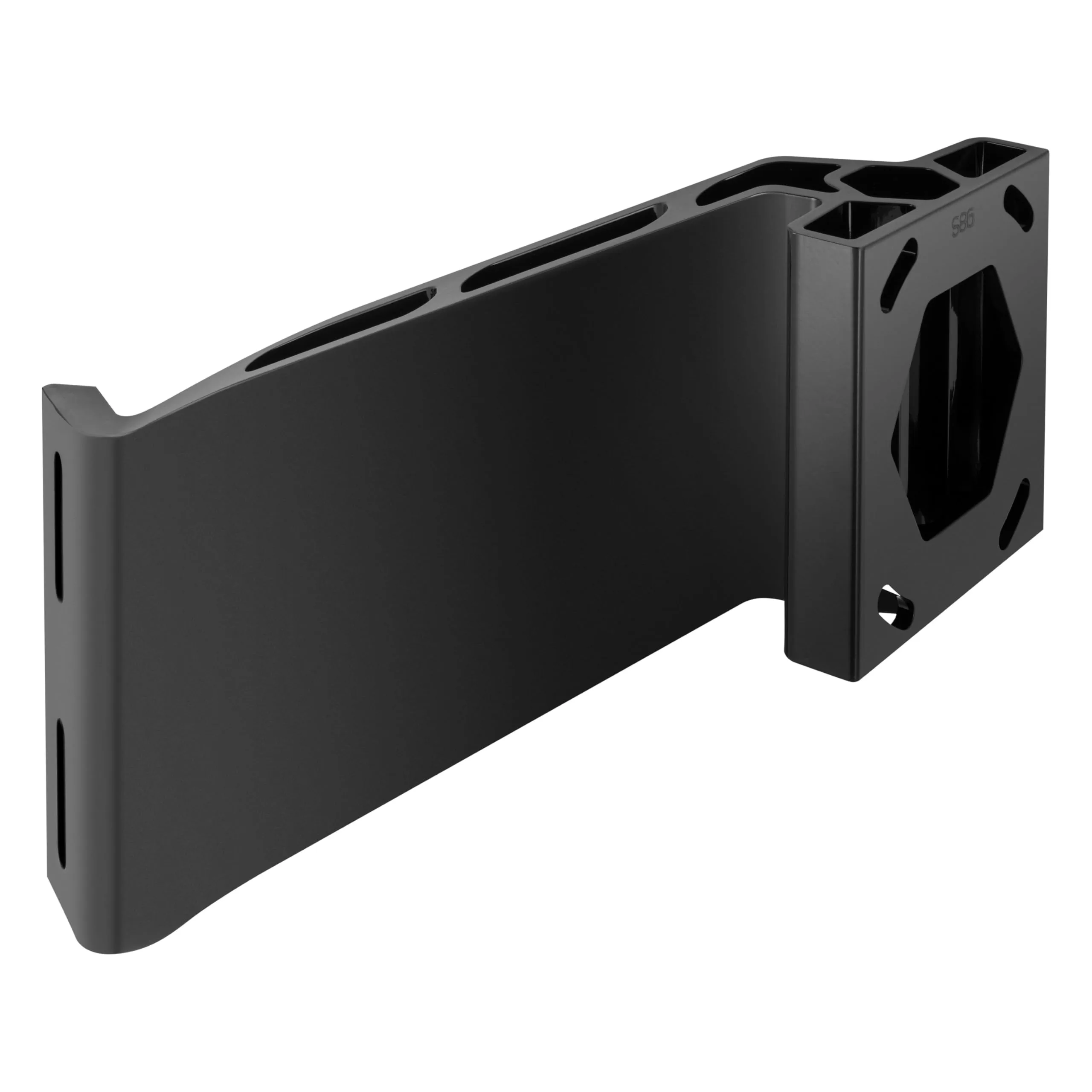 Minn Kota Raptor Jack Plate Adapter Bracket - Starboard, 8" Setback, 6" Rise, Black