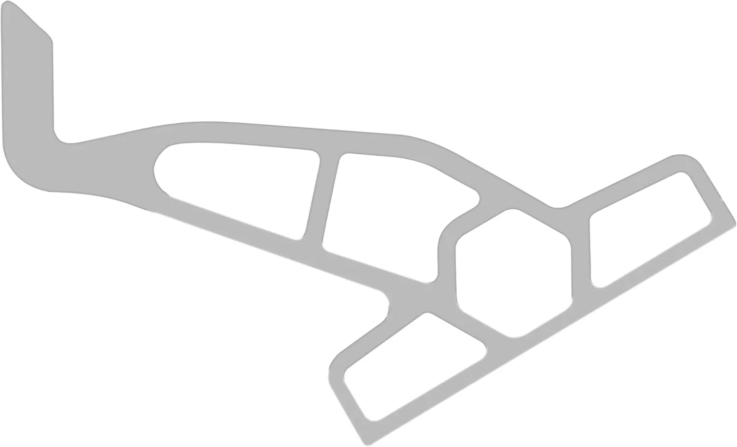 Minn Kota Raptor Jack Plate Adapter Bracket - Starboard, 2" Setback, 4" Rise, White