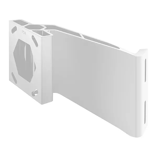 Minn Kota Raptor Jack Plate Adapter Bracket - Port, 5" Setback, 4" Rise, White