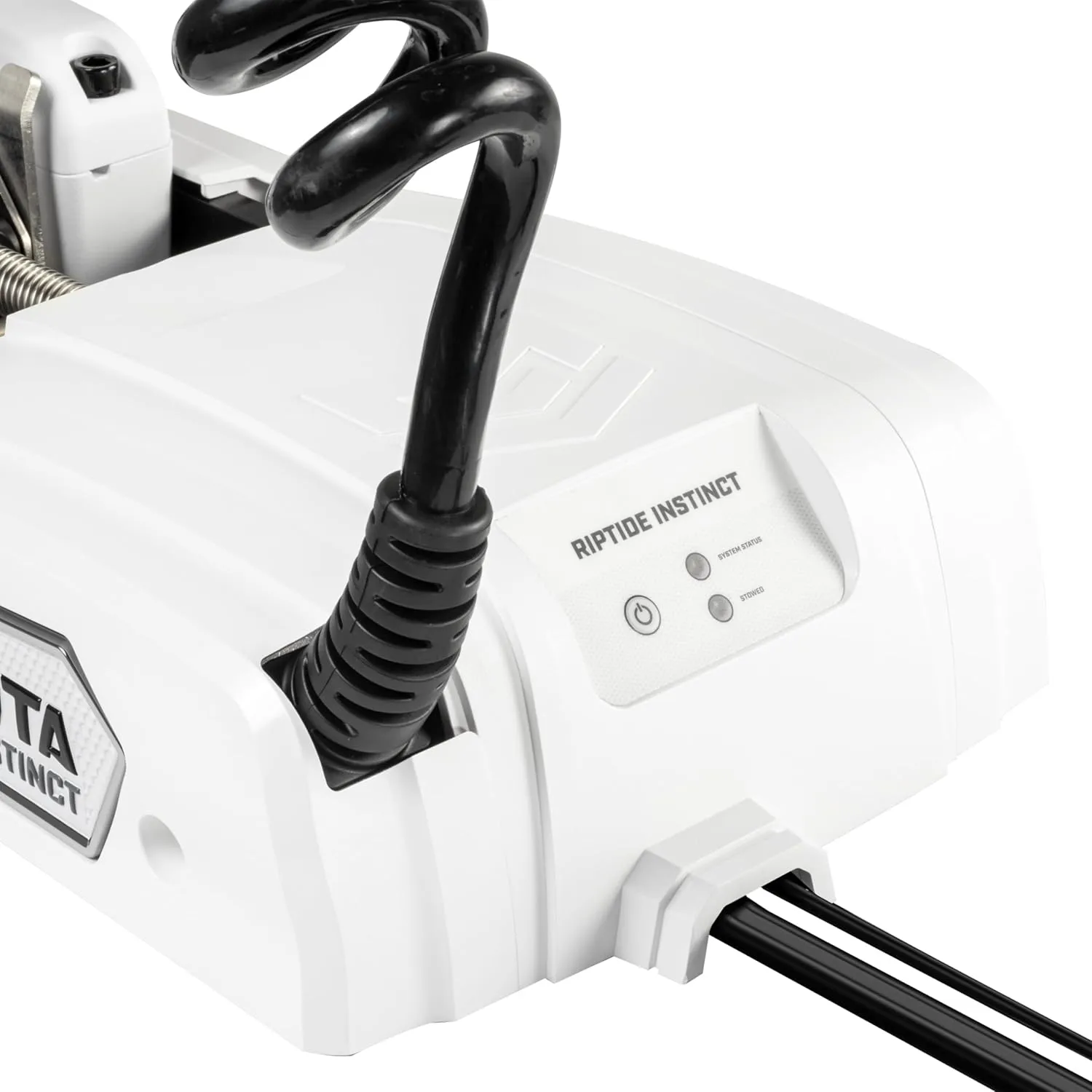 Minn Kota 1358563 Riptide Instinct Quest 90/115 lb. Thrust, 100" Shaft, Wireless Remote, White