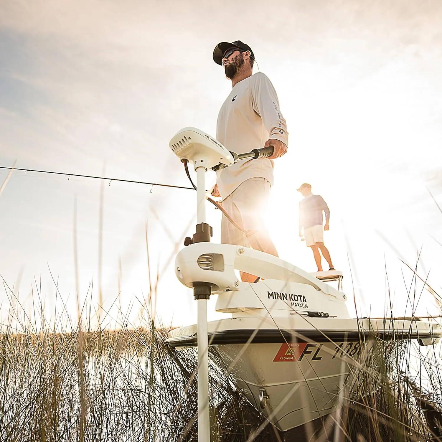 Minn Kota Riptide Maxxum Bow-Mount Electric Trolling Motor, 55 Lb. Thrust, 42 In. Shaft, Saltwater One Size Bow Mount