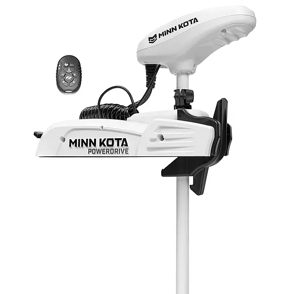 Minn Kota Riptide PowerDrive Bow-Mount Electric Trolling Motor with Mircro Remote, 55 Lb. Thrust, 54 in. Shaft, Saltwater