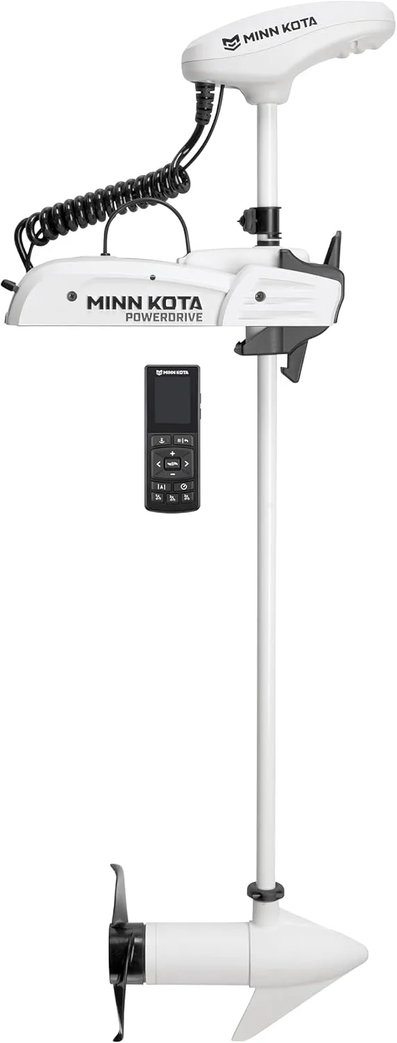 Minn Kota Riptide PowerDrive Bow-Mount Electric Trolling Motor with Wireless Remote, 55 Lb. Thrust, 54 in. Shaft
