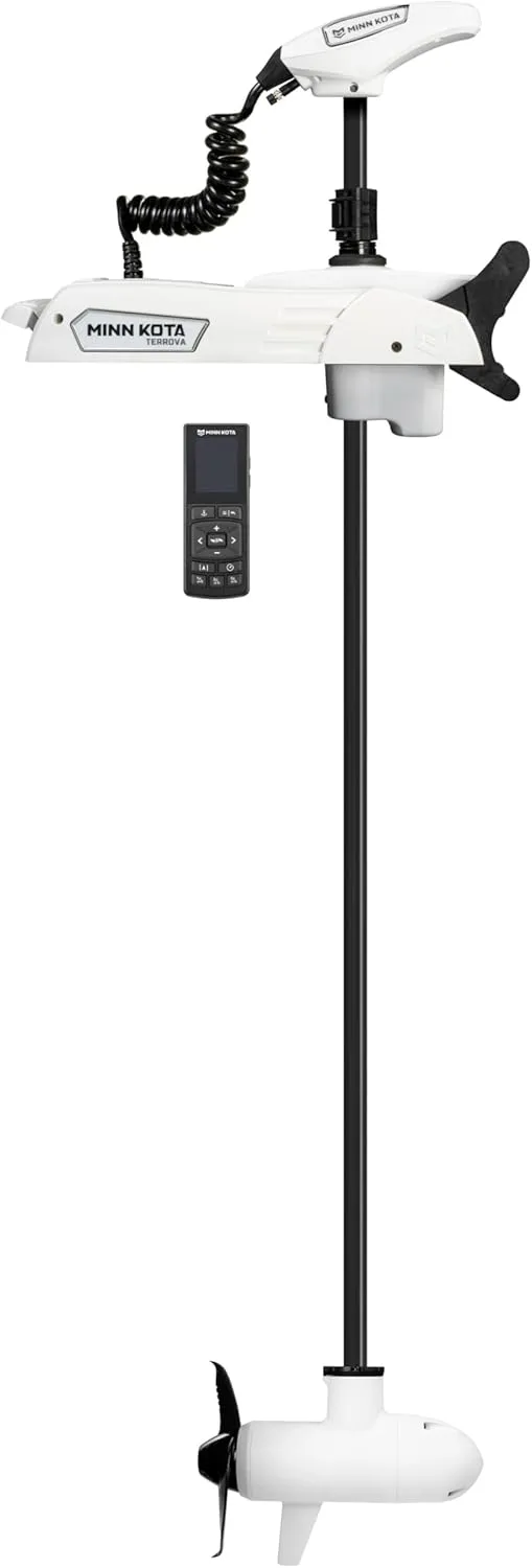 Minn Kota 1363901 Riptide Terrova Quest 90/115 lb. Thrust, 72" Shaft, Wireless Remote, White