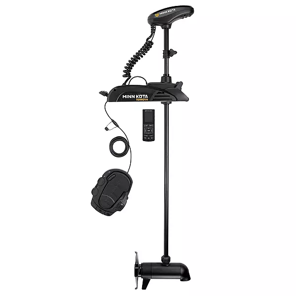 Minn Kota Terrova Bow-Mount Electric Trolling Motor with GPS, Spot-Lock, Dual Spectrum Chirp Sonar, 112 Lb. Thrust, 60 in. Shaft, Freshwater