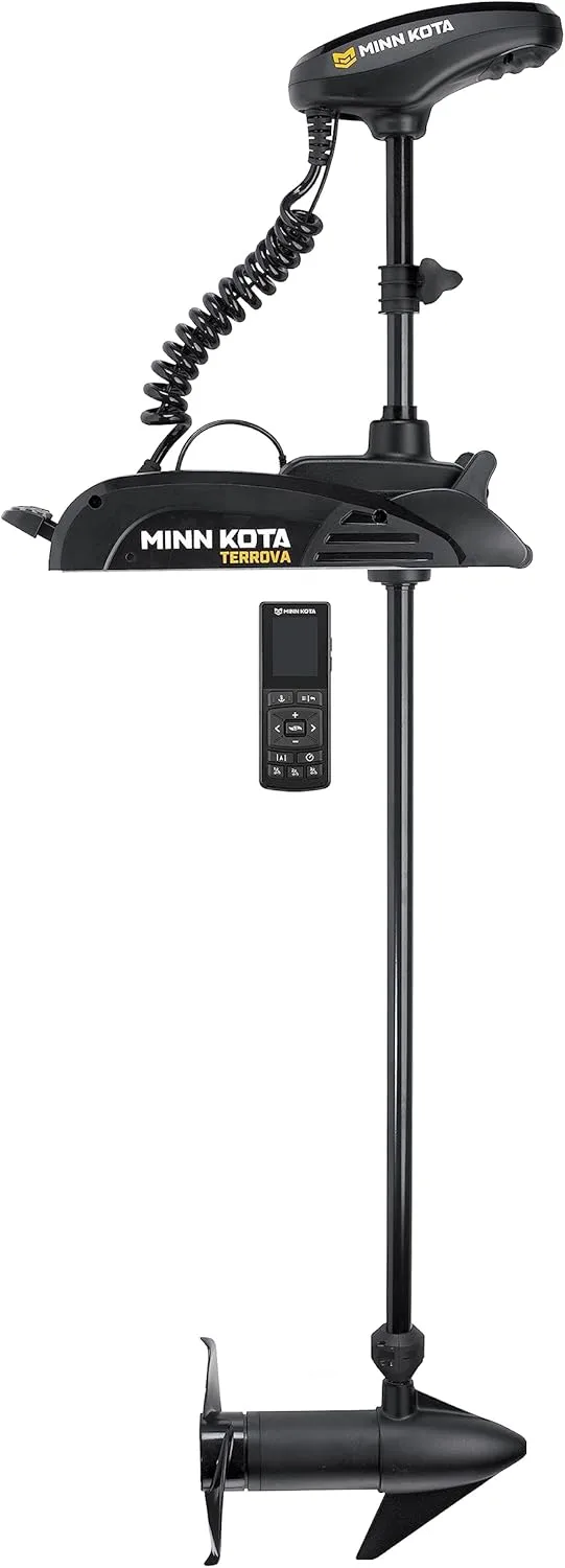 Minn Kota Terrova Bow-Mount Electric Trolling Motor with GPS, Spot-Lock, 55 Lb. Thrust, 54 In. Shaft, Freshwater