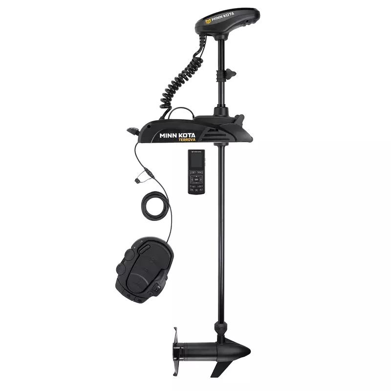 Minn Kota Terrova Bow-Mount Electric Trolling Motor with GPS, Spot-Lock, Dual Spectrum Chirp Sonar, 55 Lb. Thrust
