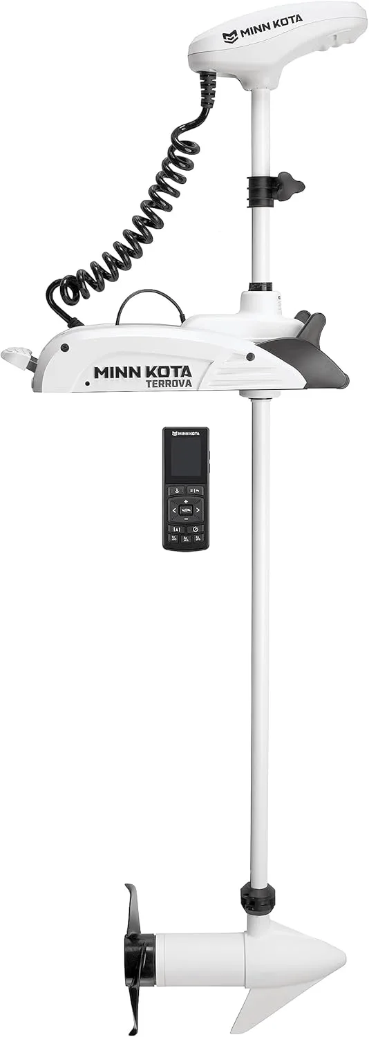 Minn Kota Riptide Terrova Bow-Mount Electric Trolling Motor with GPS, Spot-Lock, 55 Lb. Thrust, 54 in. Shaft, Saltwater