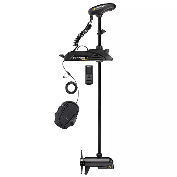 Minn Kota Terrova Bow-Mount Electric Trolling Motor with GPS, Spot-Lock, MEGA Down Imaging, 80 Lb. Thrust, 60 in. Shaft