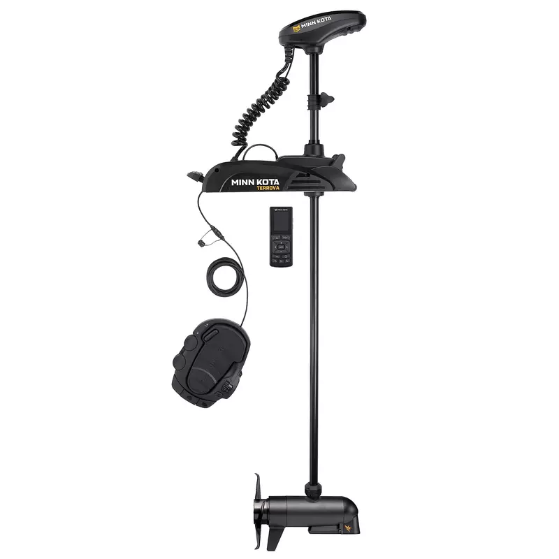 Minn Kota Terrova Bow-Mount Electric Trolling Motor with GPS, Spot-Lock, MEGA Down Imaging, 80 Lb. Thrust, 60 in. Shaft