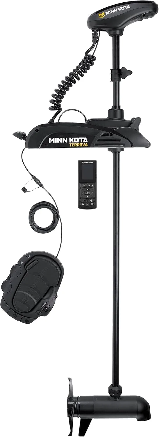 Minn Kota Terrova Bow-Mount Electric Trolling Motor with GPS, Spot-Lock, Dual Spectrum Chirp Sonar, 80 Lb. Thrust