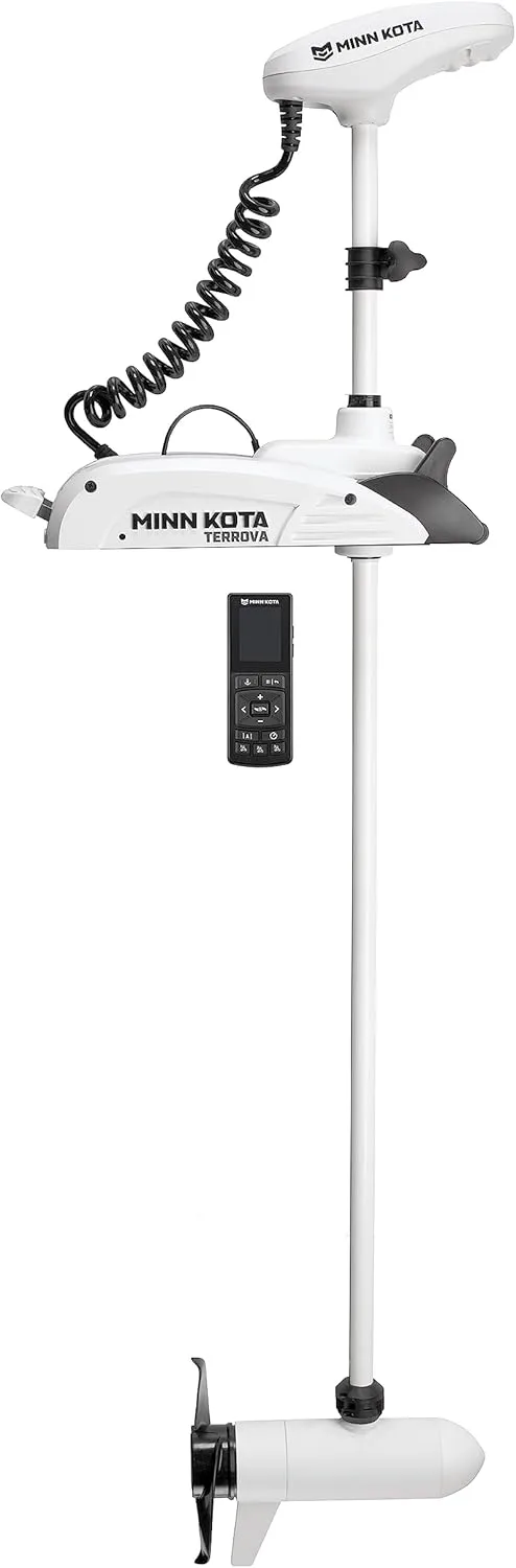 Minn Kota Riptide Terrova Bow-Mount Electric Trolling Motor with GPS, Spot-Lock, 80 Lb. Thrust, 60 in. Shaft, Saltwater