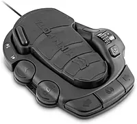 Minn Kota Terrova Electric Trolling Motor Foot Pedal and Quick Release Bracket Bundle Foot Pedal-Corded + Mount