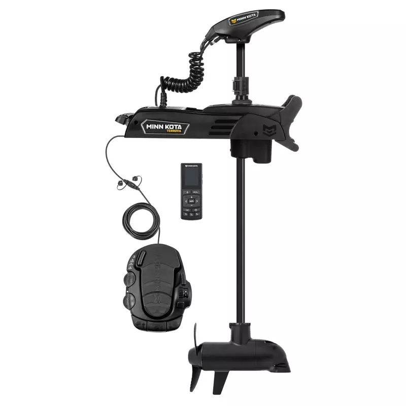 Minn Kota Terrova Quest Brushless Bow-Mount Electric Trolling Motor with Dual Spectrum Chirp Sonar, 90/115 Lb. Thrust